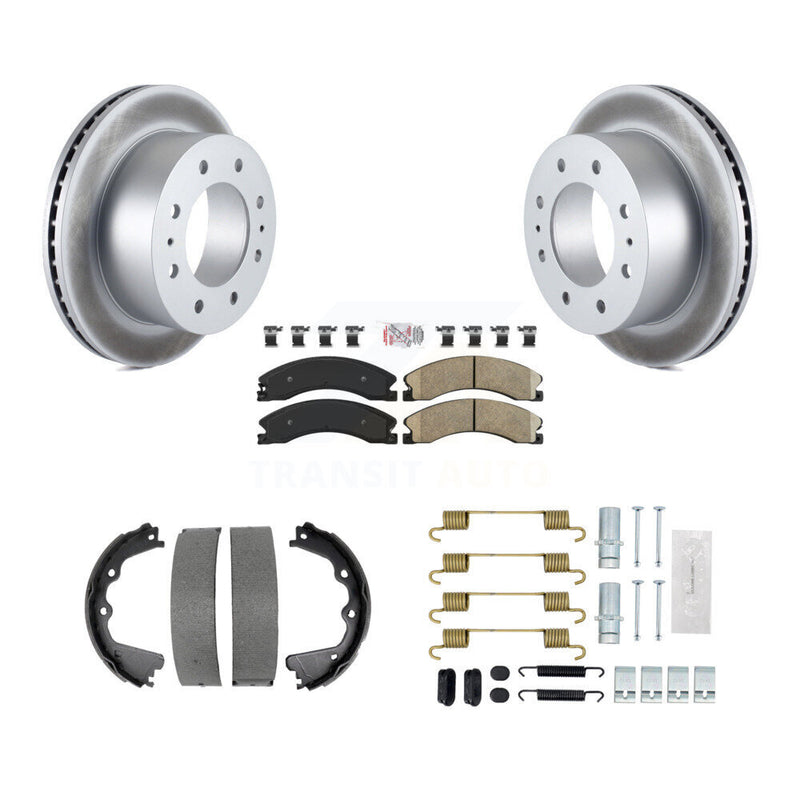 Transit Auto KGA-107386 Disc Brake Kit for 2013-2019 Chevrolet Silverado 2500 HD, GMC Sierra 2500 HD - Rear