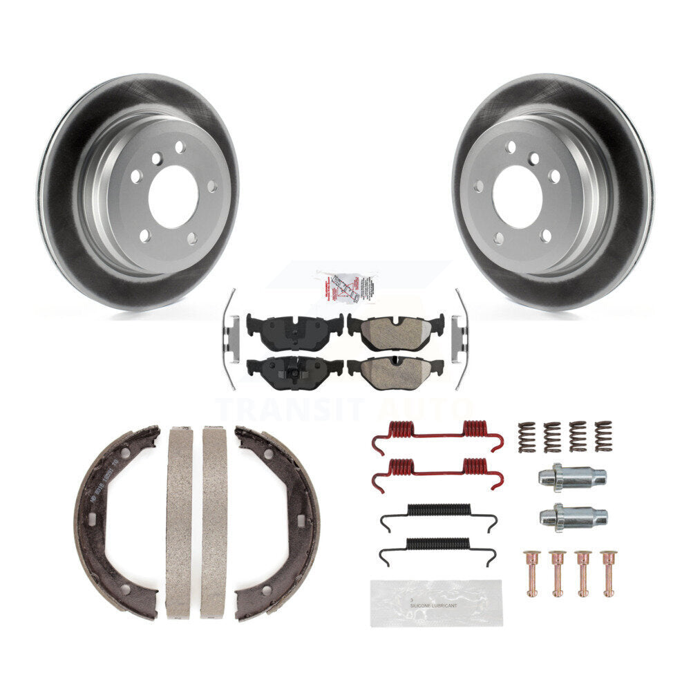 Transit Auto KGA-107413 Disc Brake Kit for 2007-2012 BMW 328i xDrive, BMW 328i - Rear