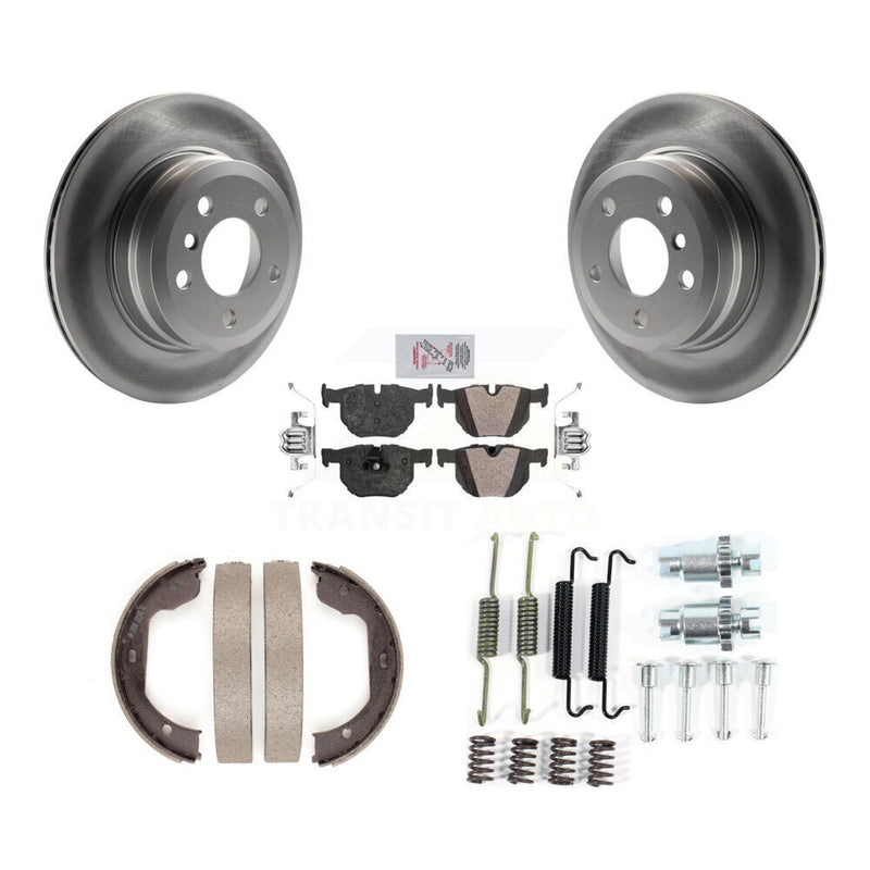 Transit Auto KGA-107420 Disc Brake Kit for 2007-2019 BMW X5, BMW X6 - Rear