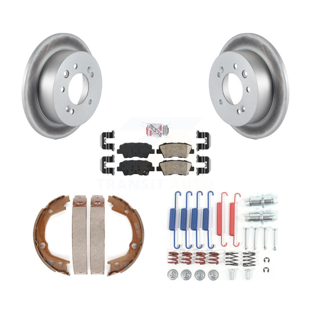 Transit Auto KGA-107442 Disc Brake Kit for 2010 Hyundai Elantra - Rear