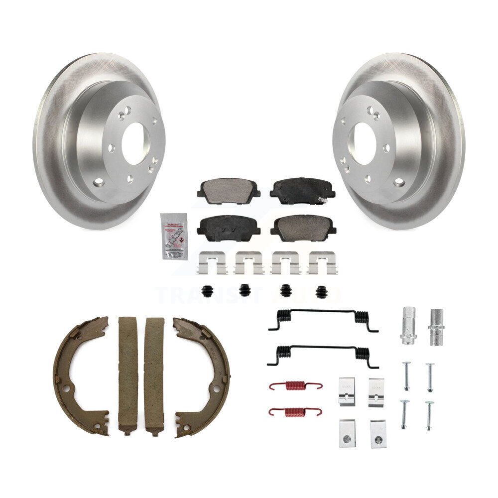 Transit Auto KGA-107447 Disc Brake Kit for 2013-2016 Hyundai Santa Fe XL, Kia Sorento and More - Rear