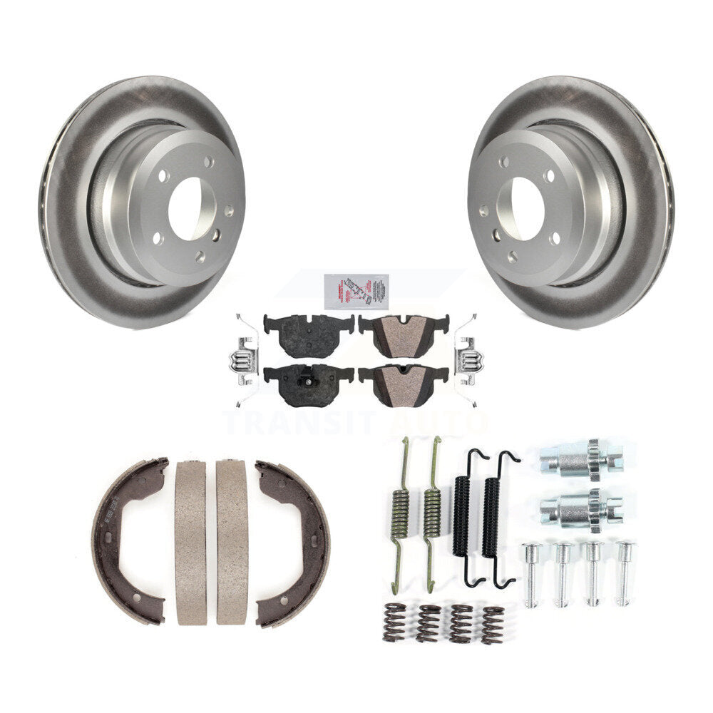 Transit Auto KGA-107457 Disc Brake Kit for 2006-2010 BMW 528i, BMW 535i xDrive and More - Rear