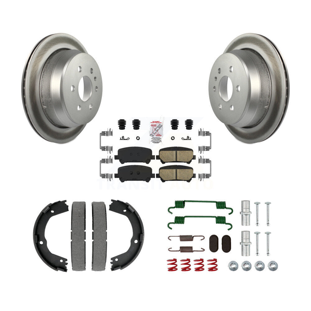 Transit Auto KGA-107477 Disc Brake Kit for 2015-2020 Chevrolet Colorado, GMC Canyon - Rear