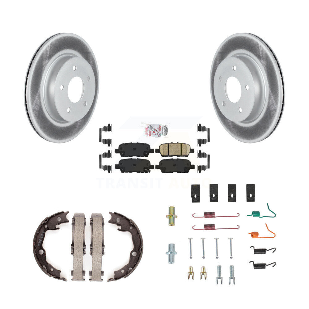 Transit Auto KGA-107488 Disc Brake Kit for 2017-2018 Nissan LEAF - Rear