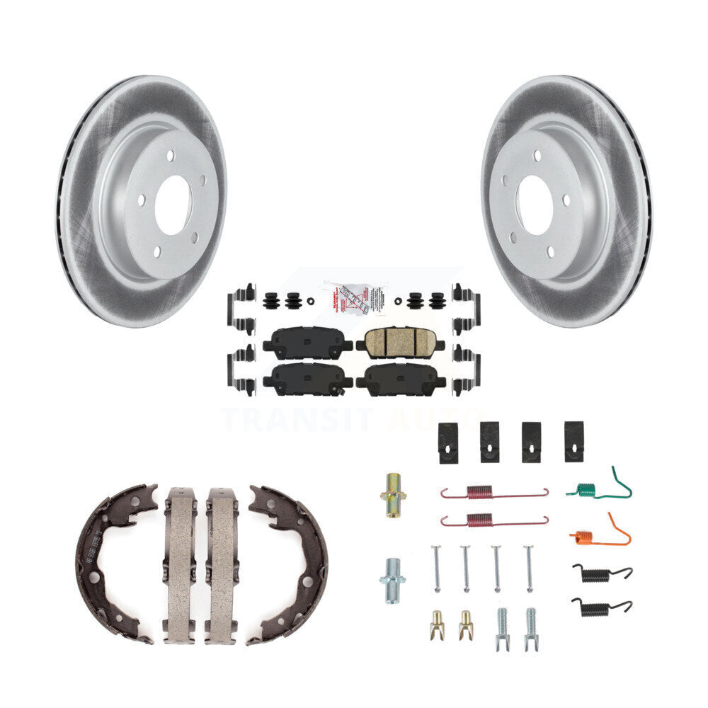 Transit Auto KGA-107489 Disc Brake Kit for 2017-2018 Nissan LEAF - Rear