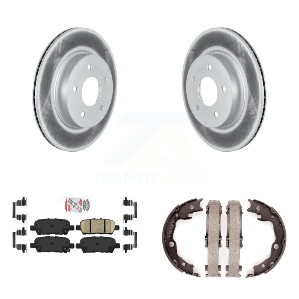Transit Auto KGA-107494 Disc Brake Kit for 2017-2018 Nissan LEAF - Rear