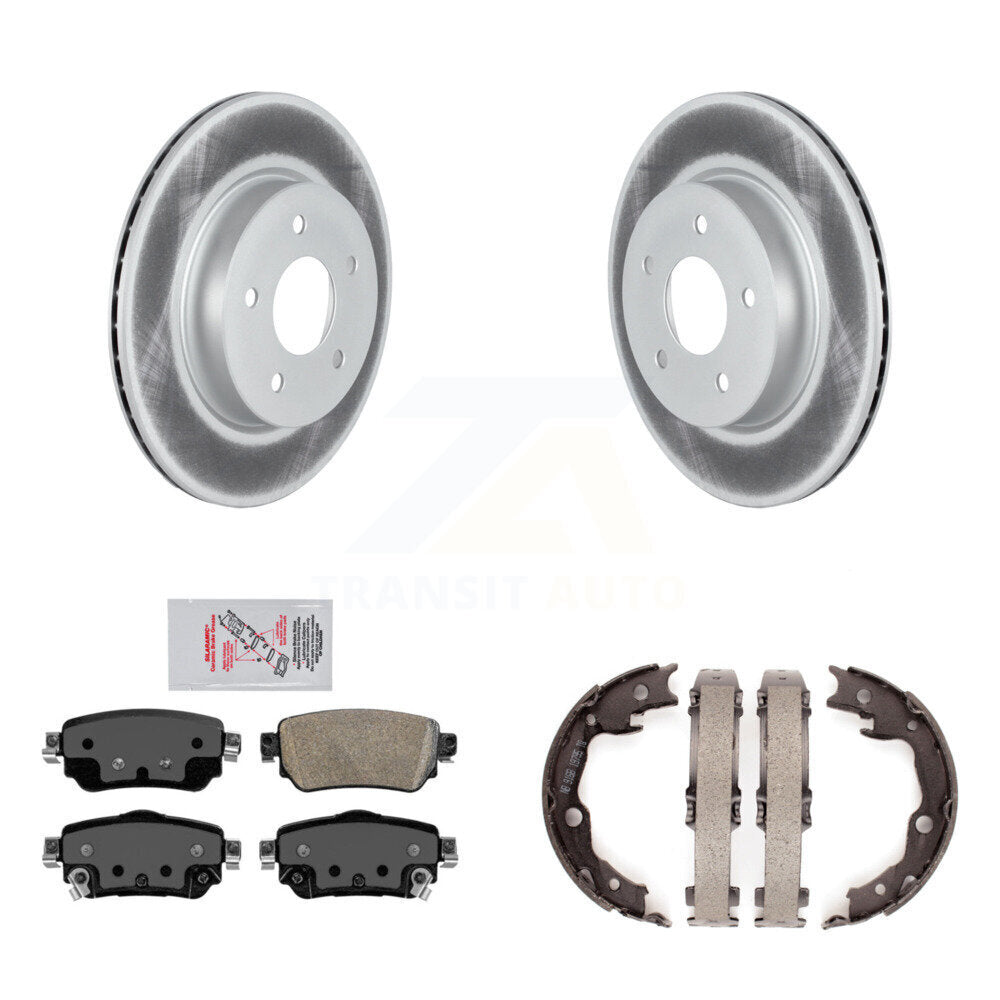 Transit Auto KGA-107496 Disc Brake Kit for 2018-2023 Nissan LEAF - Rear