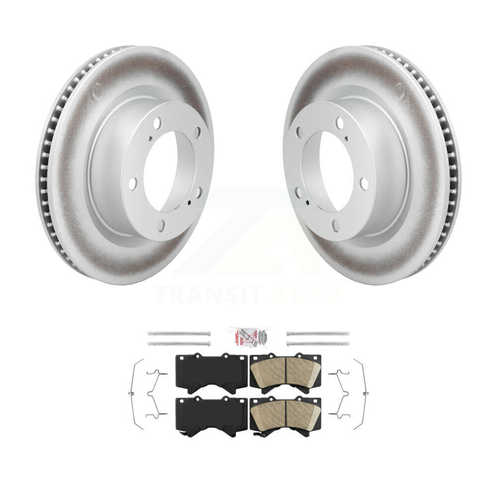 Transit Auto KGA-107509 Disc Brake Kit for 2008-2020 Toyota Land Cruiser, Lexus LX570 - Front