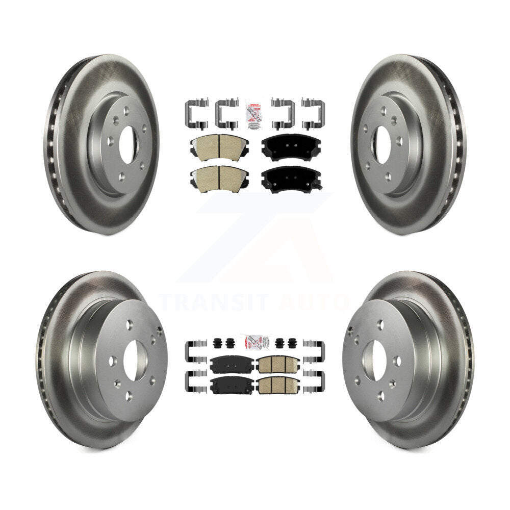 Transit Auto KGA-107531 Disc Brake Kit for 2017 GMC Terrain - Front and Rear