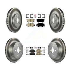 Transit Auto KGA-107531 Disc Brake Kit for 2017 GMC Terrain - Front and Rear
