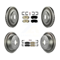 Transit Auto KGA-107532 Disc Brake Kit for 2017 GMC Terrain - Front and Rear