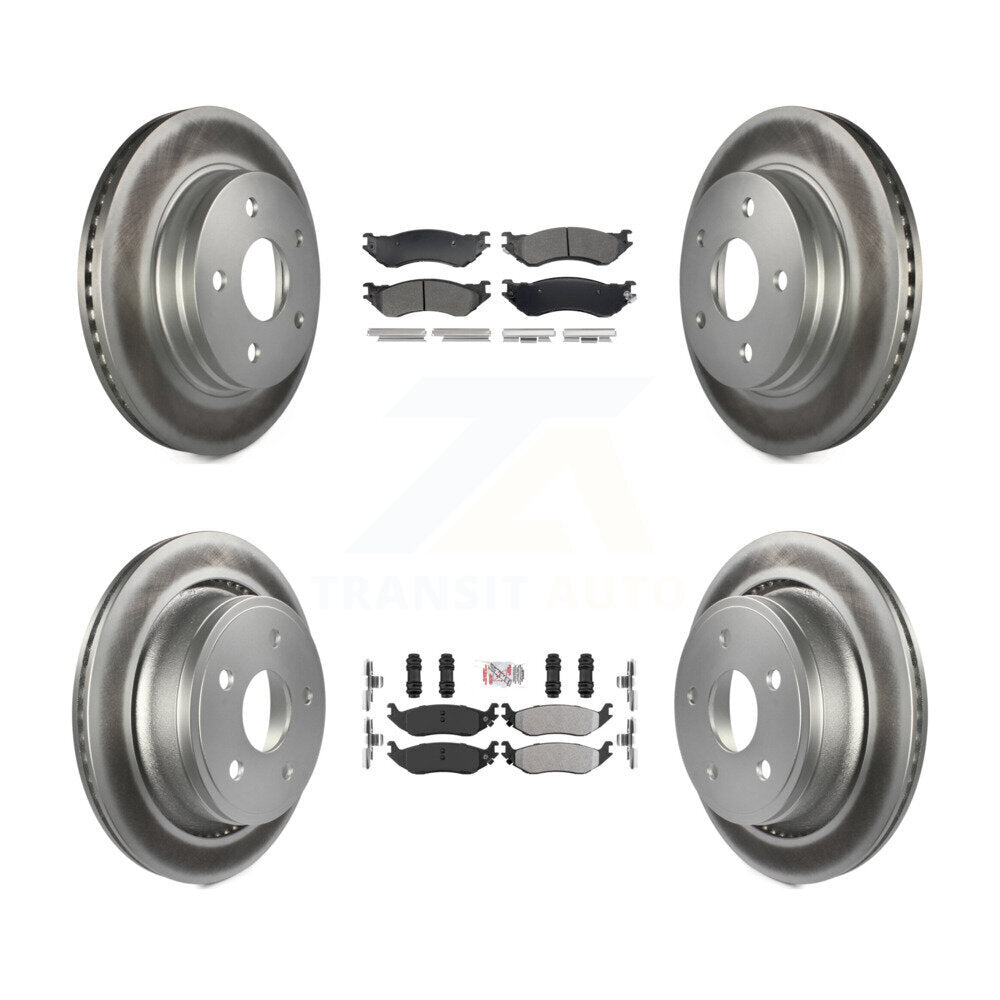 Transit Auto KGA-107533 Disc Brake Kit for 2002-2006 Dodge Ram 1500, Dodge Durango - Front and Rear