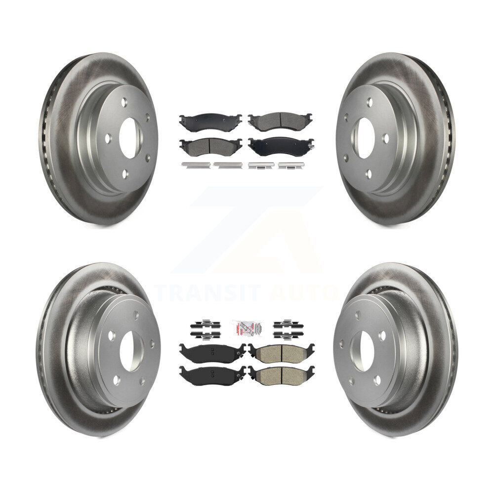 Transit Auto KGA-107534 Disc Brake Kit for 2002-2006 Dodge Ram 1500, Dodge Durango - Front and Rear