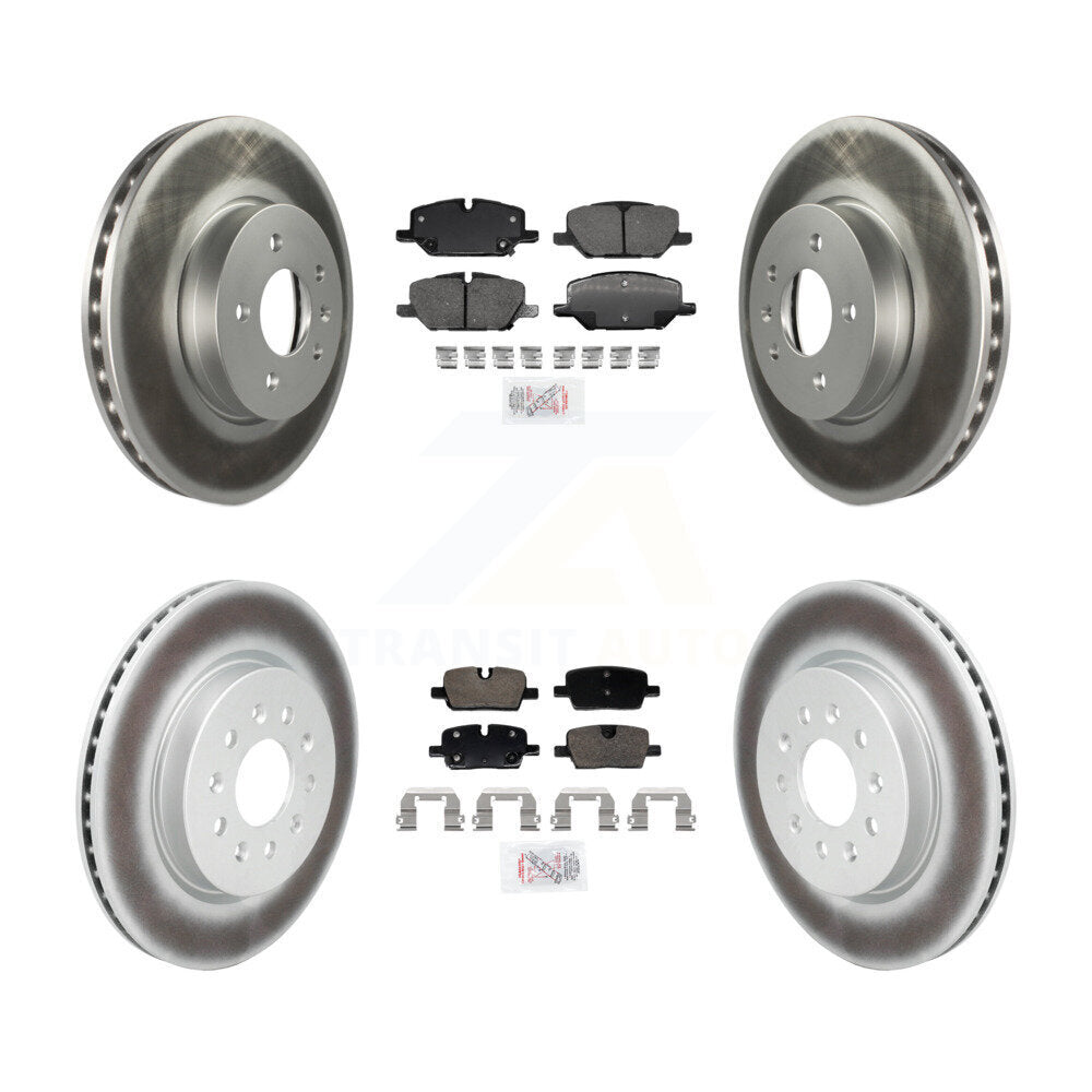 Transit Auto KGA-107537 Disc Brake Kit for 2021-2023 Cadillac CT4 - Front and Rear