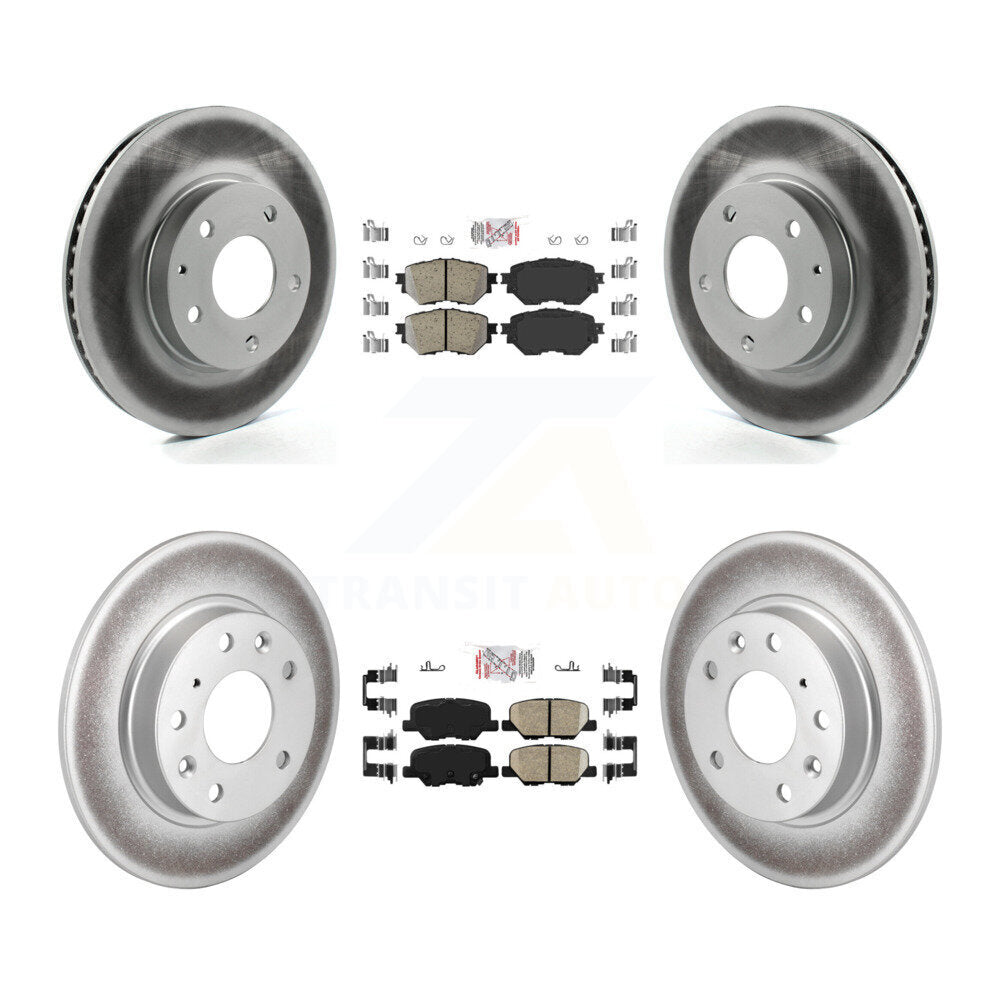 Transit Auto KGA-107540 Disc Brake Kit for 2014-2018 Mazda 3, Mazda 3 Sport - Front and Rear