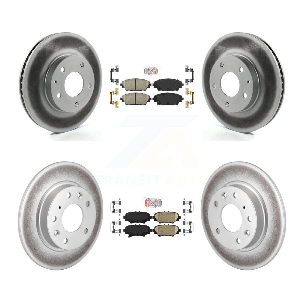 Transit Auto KGA-107541 Disc Brake Kit for 2014-2018 Mazda 3, Mazda 3 Sport - Front and Rear