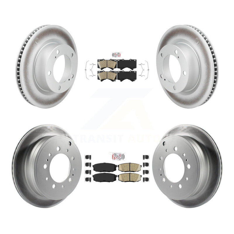 Transit Auto KGA-107545 Disc Brake Kit for 2008-2020 Toyota Land Cruiser, Lexus LX570 - Front and Rear
