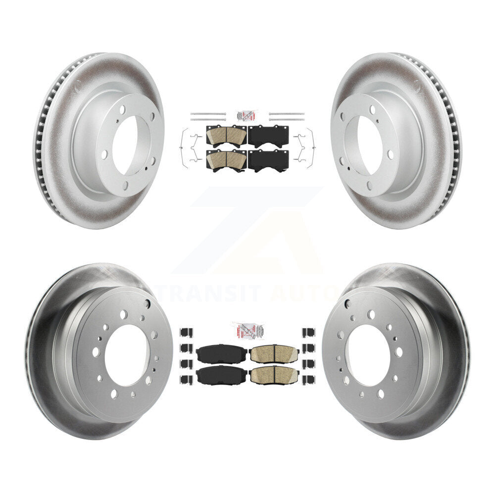 Transit Auto KGA-107546 Disc Brake Kit for 2008-2020 Toyota Land Cruiser, Lexus LX570 - Front and Rear