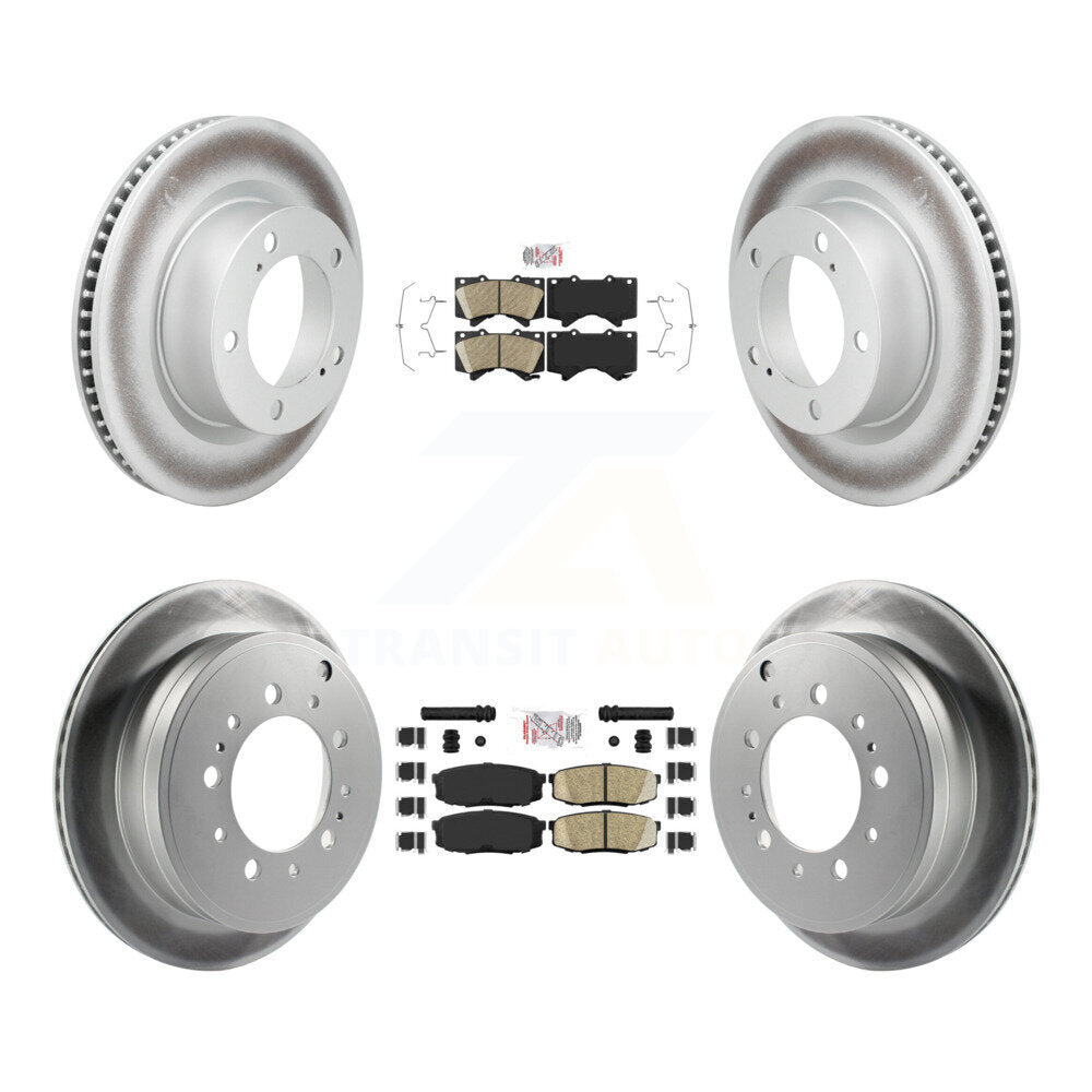 Transit Auto KGA-107547 Disc Brake Kit for 2008-2020 Toyota Land Cruiser, Lexus LX570 - Front and Rear
