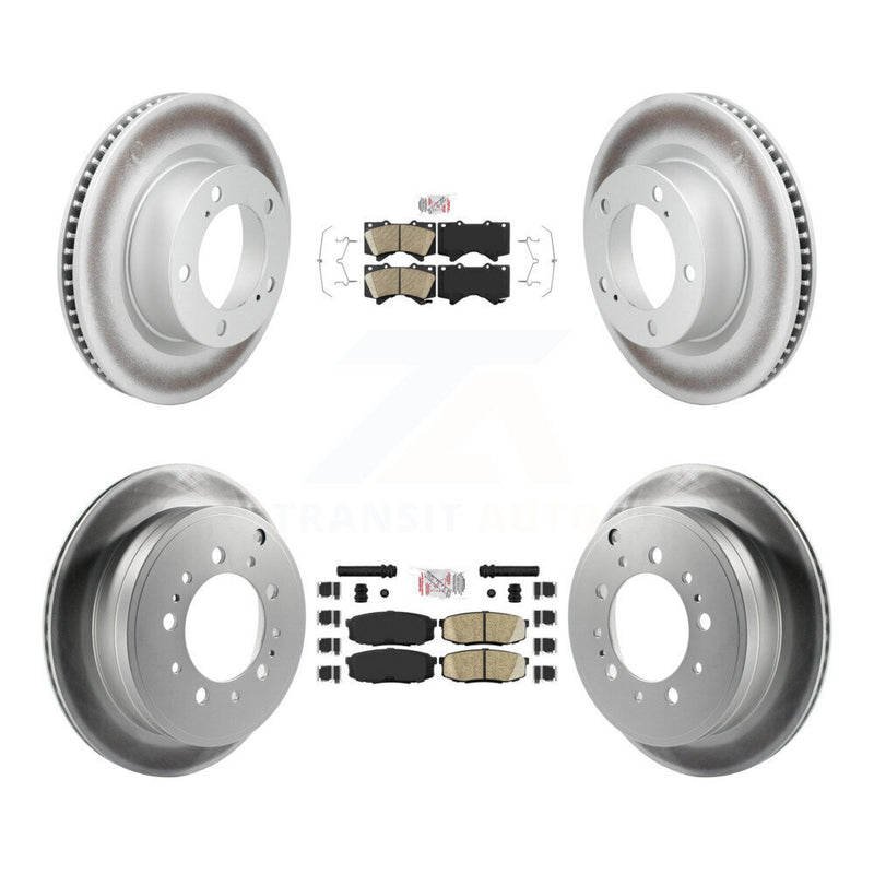 Transit Auto KGA-107547 Disc Brake Kit for 2008-2020 Toyota Land Cruiser, Lexus LX570 - Front and Rear
