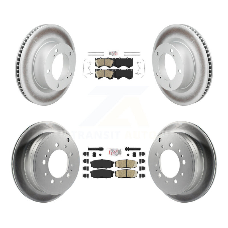 Transit Auto KGA-107548 Disc Brake Kit for 2008-2020 Toyota Land Cruiser, Lexus LX570 - Front and Rear