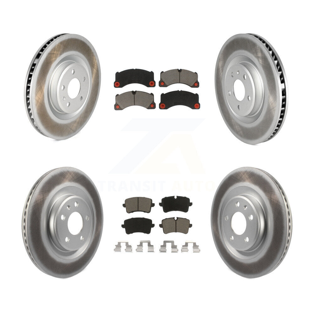 Transit Auto KGC-100001 Disc Brake Kit for 2017 Porsche Macan - Front and Rear