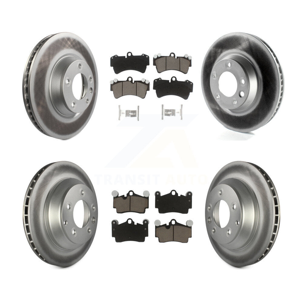 Transit Auto KGC-100002 Disc Brake Kit for 2004-2015 Audi Q7, Volkswagen Touareg - Front and Rear