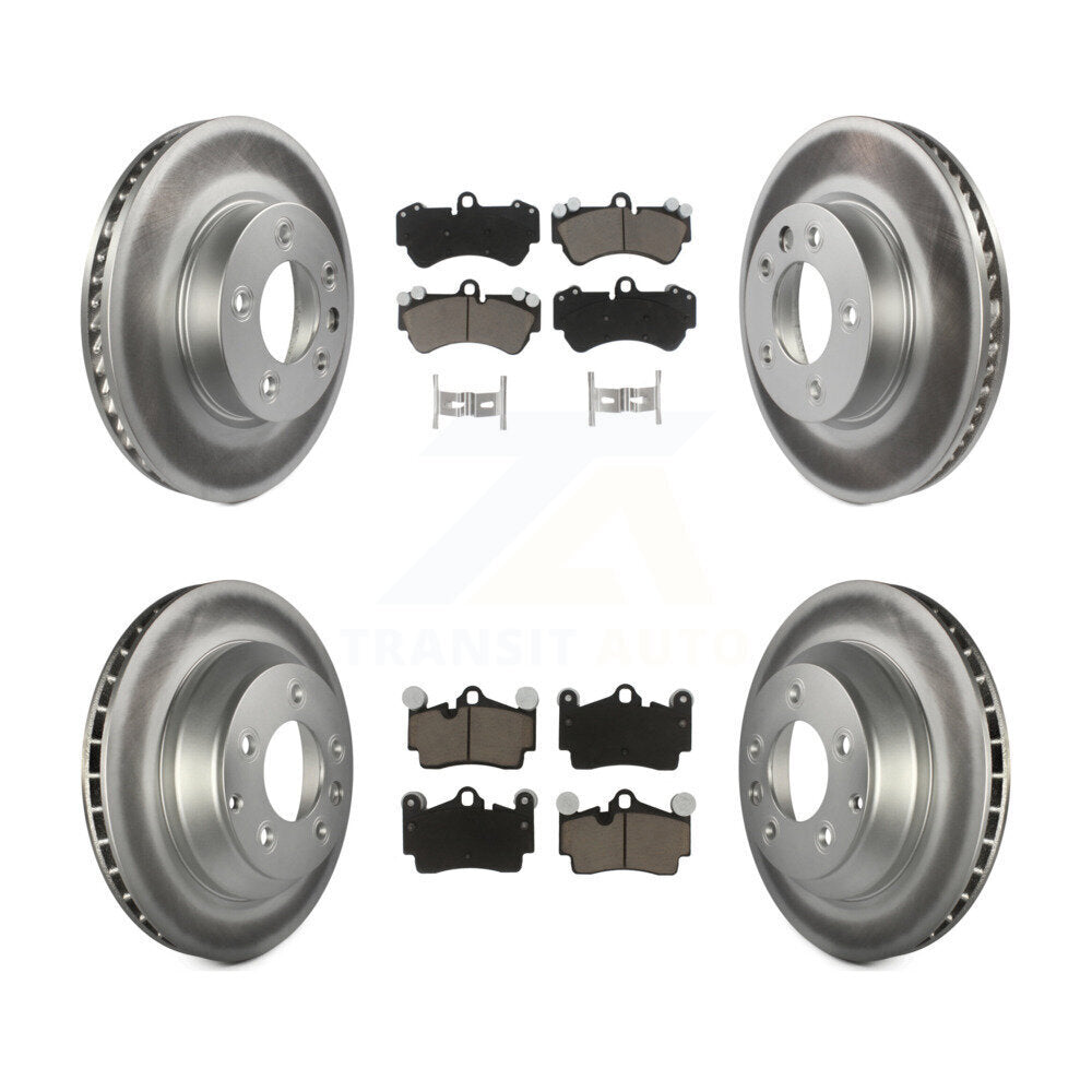 Transit Auto KGC-100003 Disc Brake Kit for 2004-2005 Volkswagen Touareg - Front and Rear