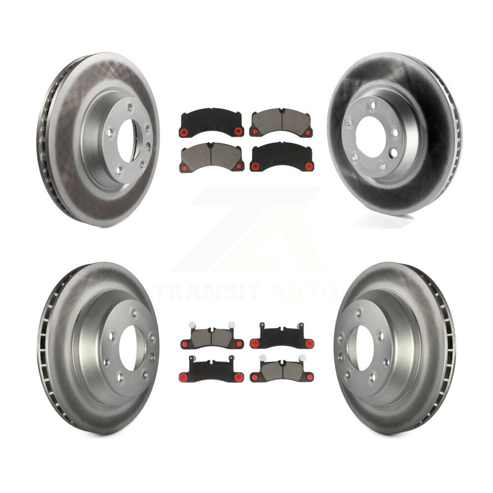 Transit Auto KGC-100004 Disc Brake Kit for 2011-2013 Porsche Cayenne - Front and Rear