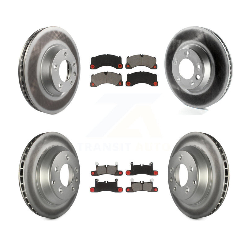 Transit Auto KGC-100004 Disc Brake Kit for 2011-2013 Porsche Cayenne - Front and Rear