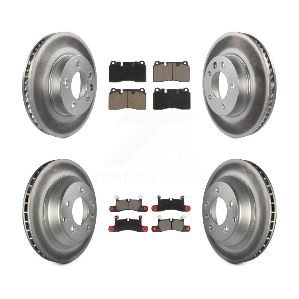 Transit Auto KGC-100006 Disc Brake Kit for 2011-2017 Volkswagen Touareg - Front and Rear
