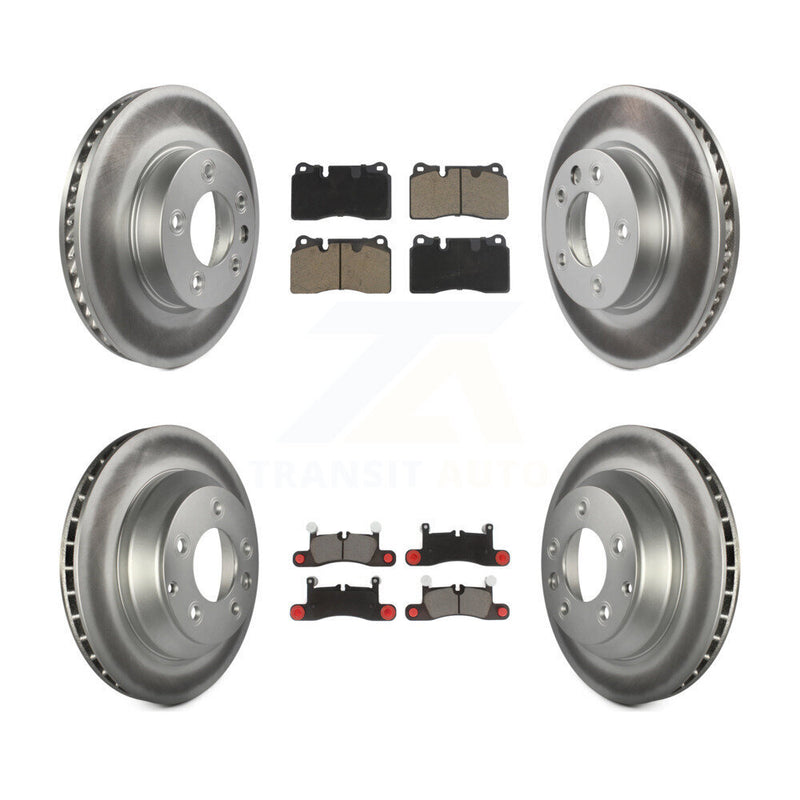 Transit Auto KGC-100006 Disc Brake Kit for 2011-2017 Volkswagen Touareg - Front and Rear