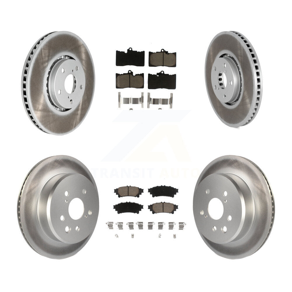 Transit Auto KGC-100008 Disc Brake Kit for 2014-2020 Lexus IS350, Lexus IS300, Lexus IS200t - Front and Rear