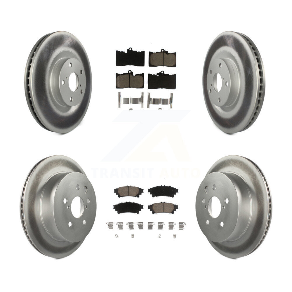 Transit Auto KGC-100009 Disc Brake Kit for 2014-2015 Lexus IS350 - Front and Rear