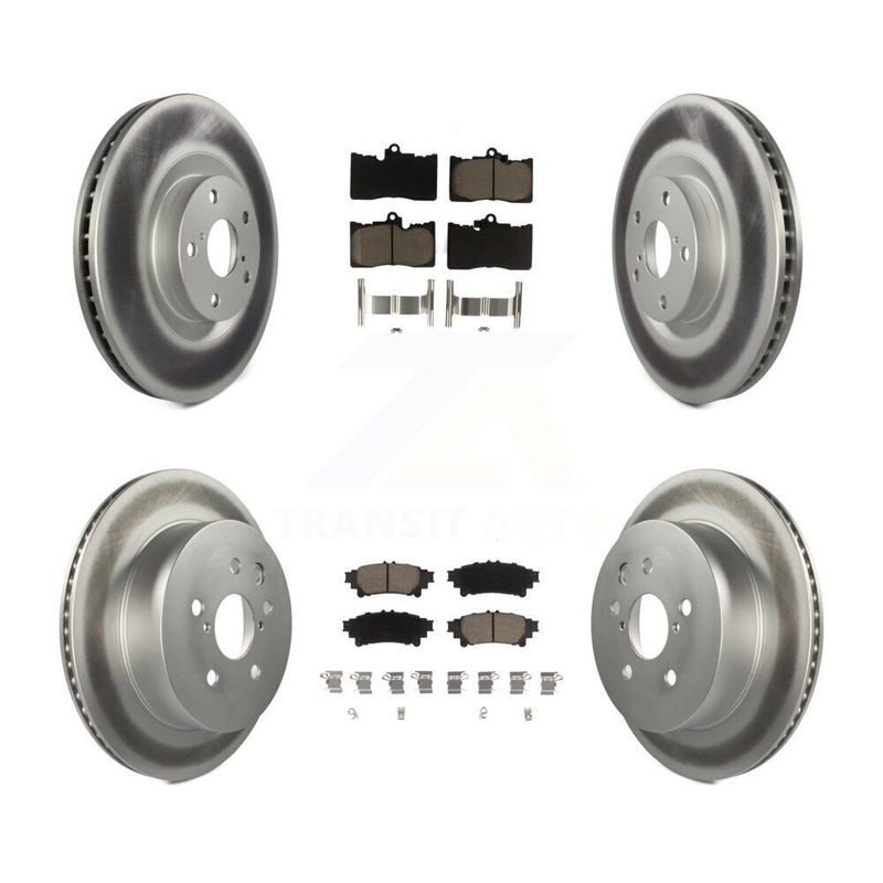 Transit Auto KGC-100009 Disc Brake Kit for 2014-2015 Lexus IS350 - Front and Rear