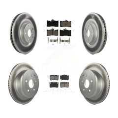 Transit Auto KGC-100010 Disc Brake Kit for 2007-2013 Lexus IS350, Lexus GS350 and More - Front and Rear