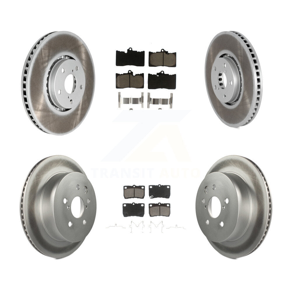 Transit Auto KGC-100011 Disc Brake Kit for 2006-2013 Lexus IS350, Lexus GS350 and More - Front and Rear