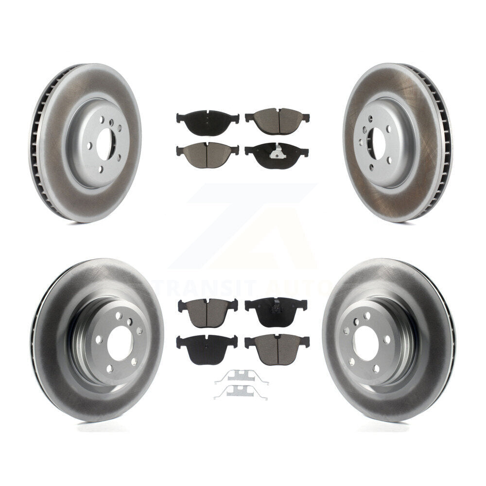 Transit Auto KGC-100014 Disc Brake Kit for 2009-2016 BMW 550i GT, BMW 550i GT xDrive and More - Front and Rear