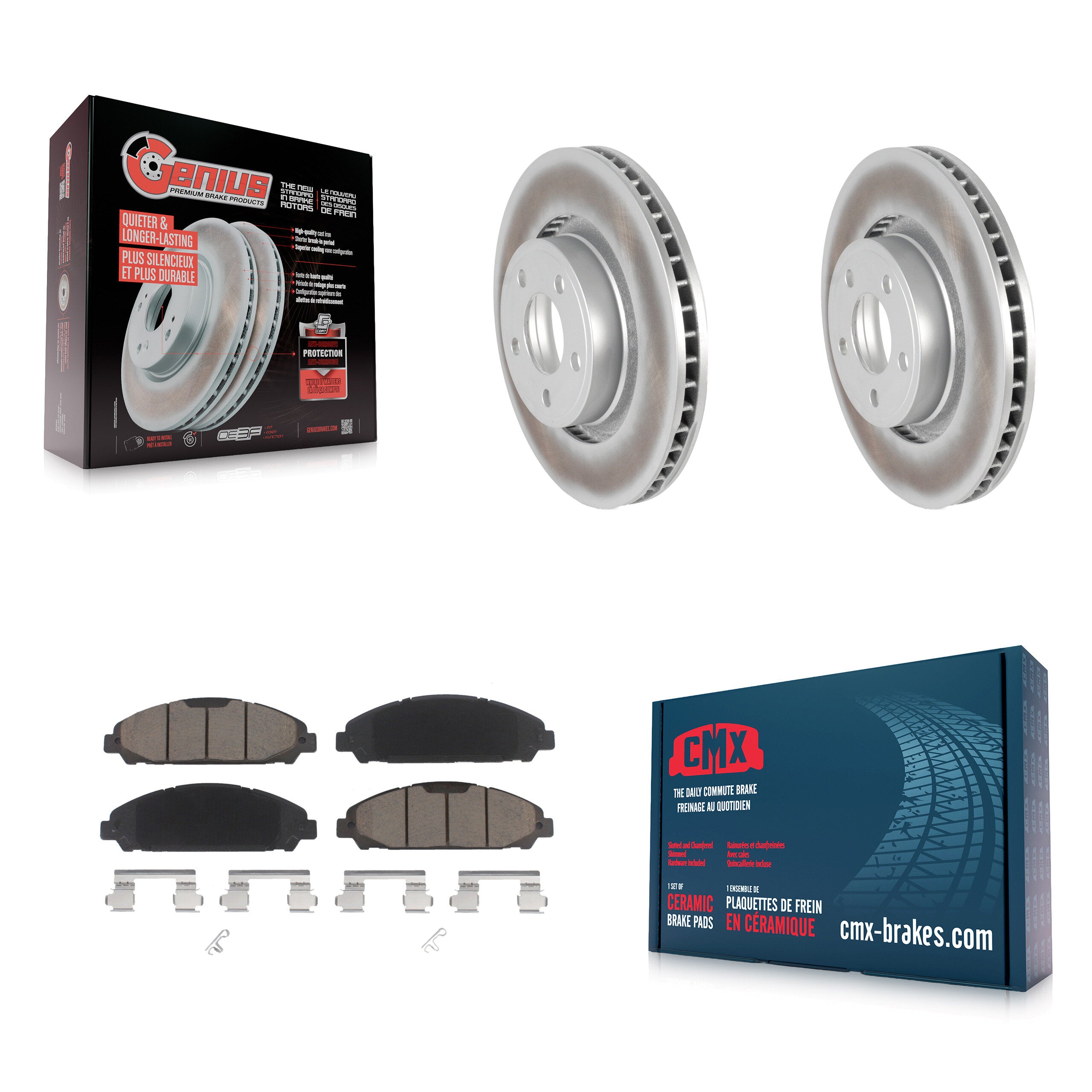 Transit Auto KGC-100015 Disc Brake Kit for 2015-2020 Ford Mustang - Front