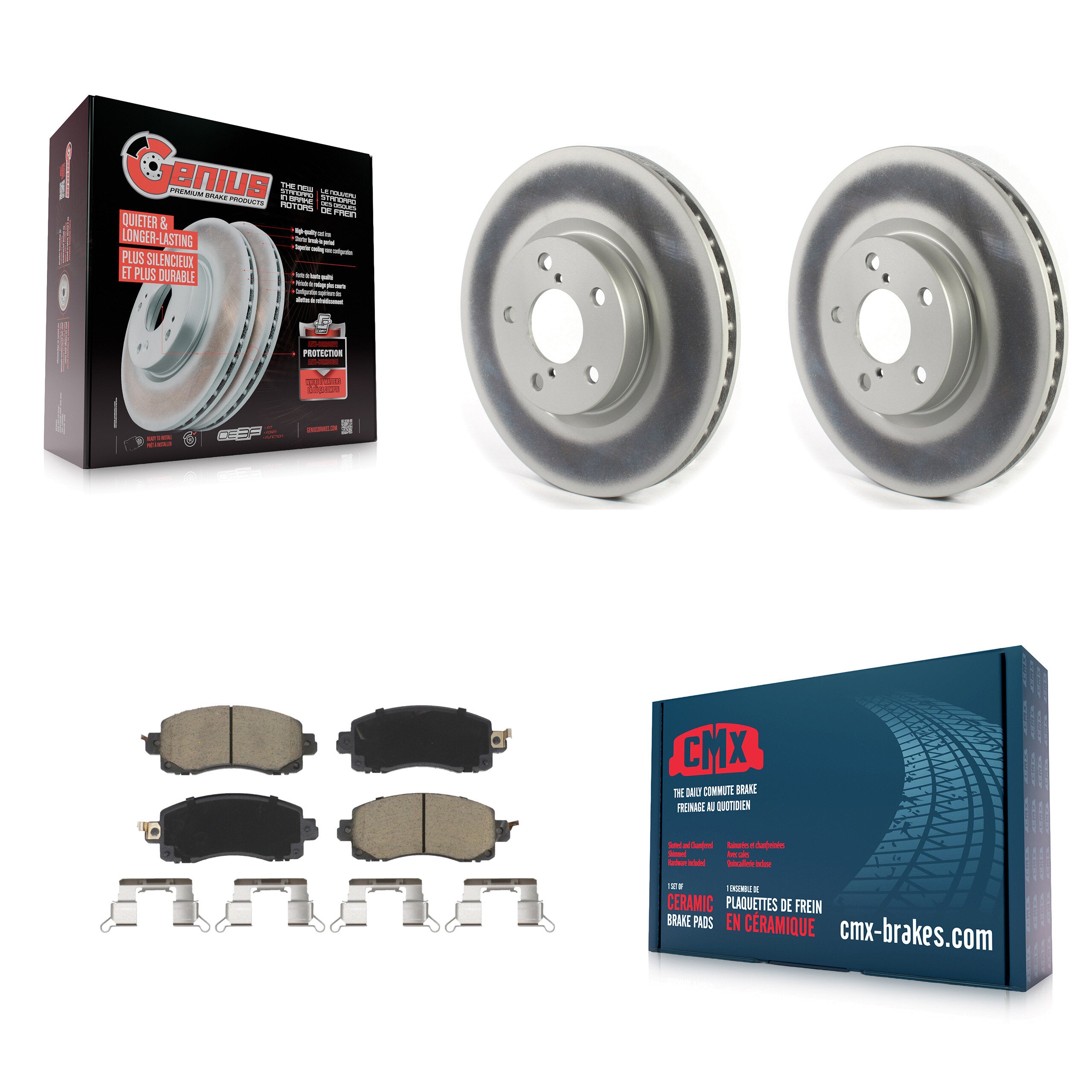 Transit Auto KGC-100017 Disc Brake Kit for 2017-2023 Subaru Impreza - Front