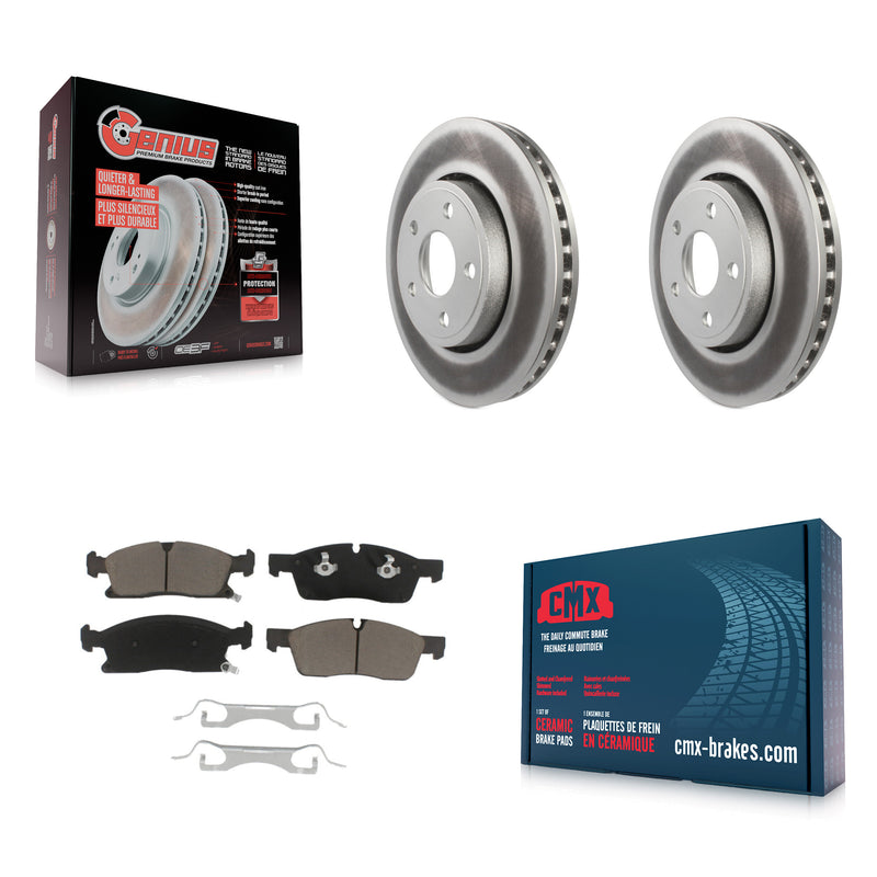 Transit Auto KGC-100034 Disc Brake Kit for 2011-2023 Dodge Durango, Jeep Grand Cherokee - Front