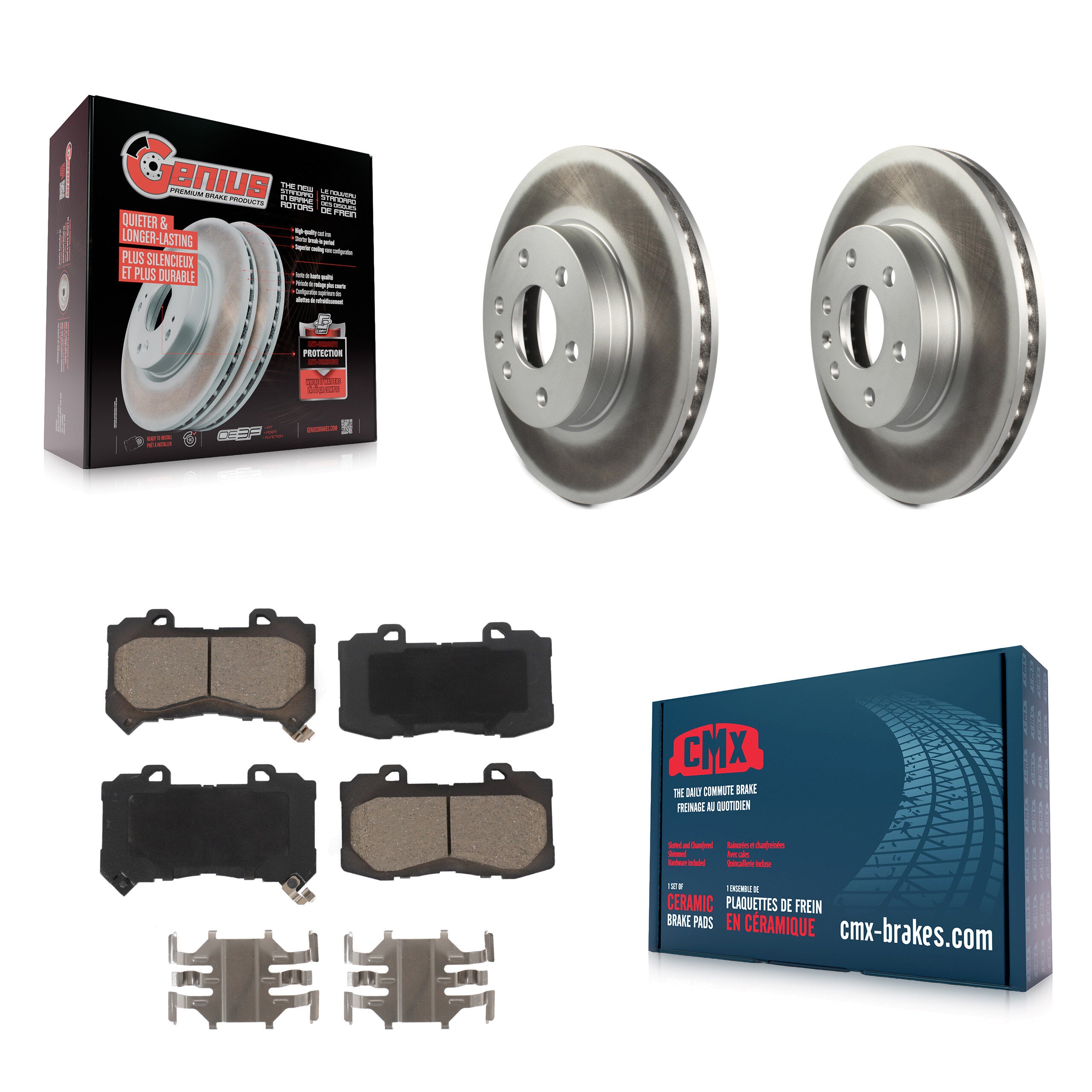 Transit Auto KGC-100036 Disc Brake Kit for 2015-2020 Chevrolet Colorado, GMC Canyon - Front