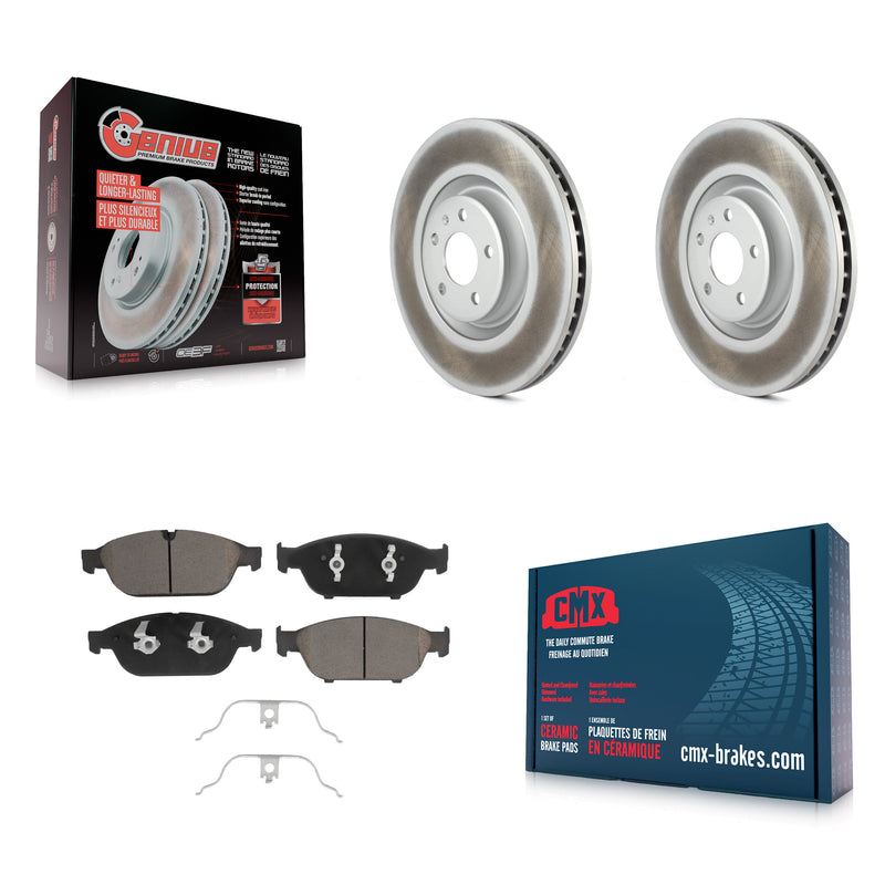 Transit Auto KGC-100041 Disc Brake Kit for 2012-2018 Audi A8 Quattro, Audi A6 Quattro, Audi A7 Quattro - Front