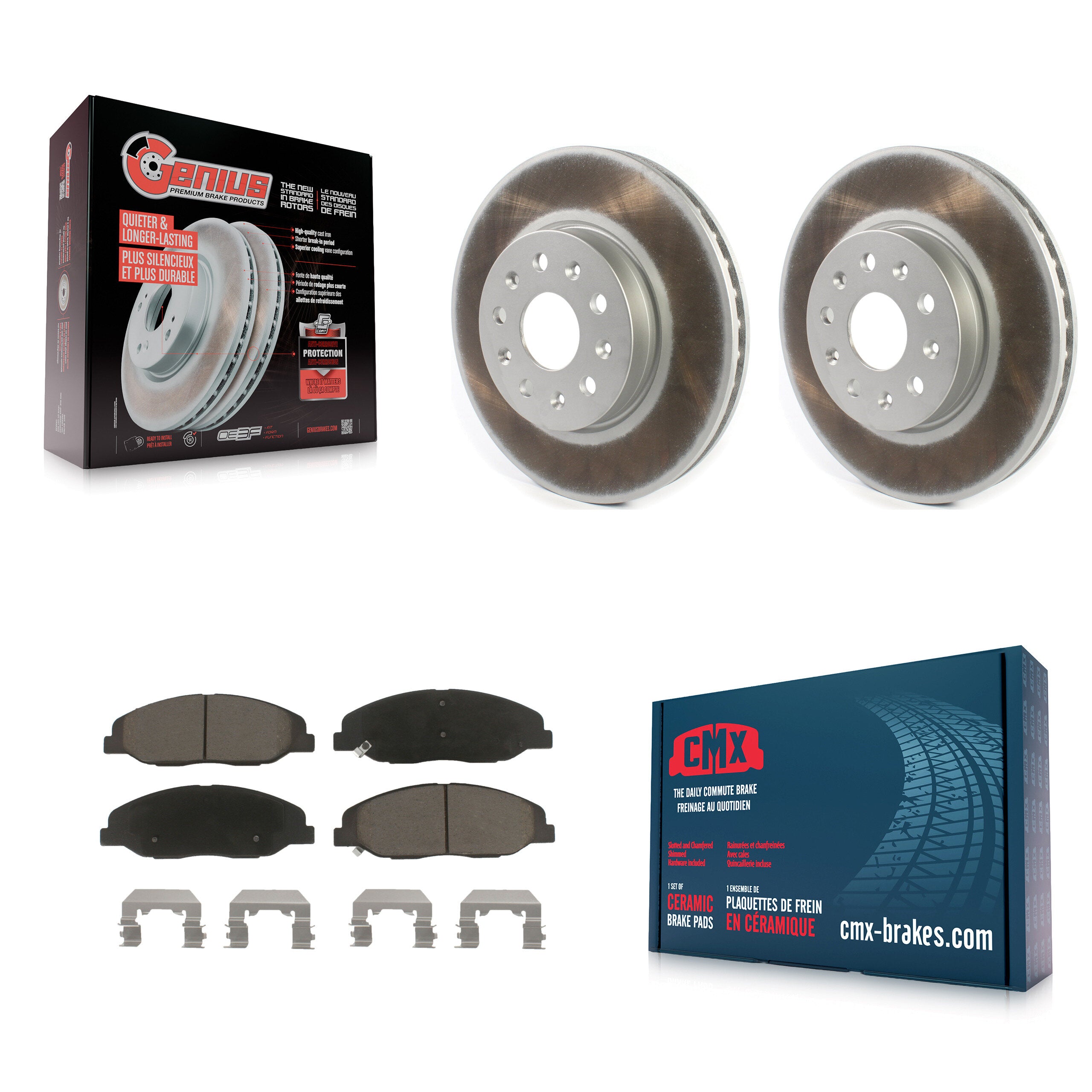 Transit Auto KGC-100049 Disc Brake Kit for 2014 Cadillac CTS - Front