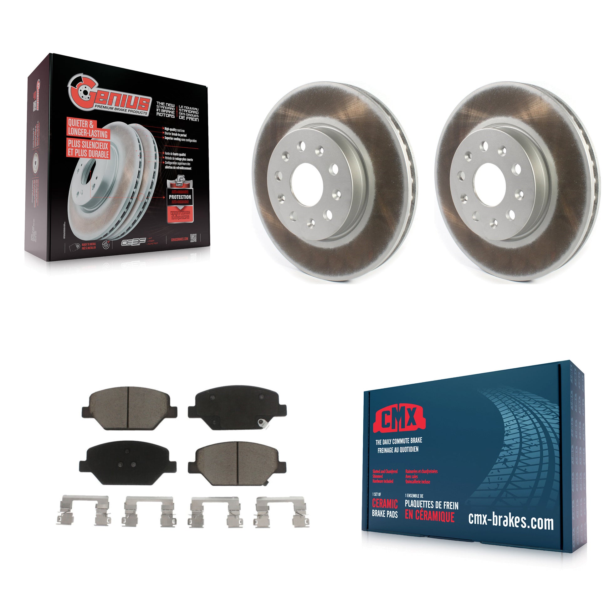 Transit Auto KGC-100050 Disc Brake Kit for 2016-2020 Chevrolet Camaro - Front