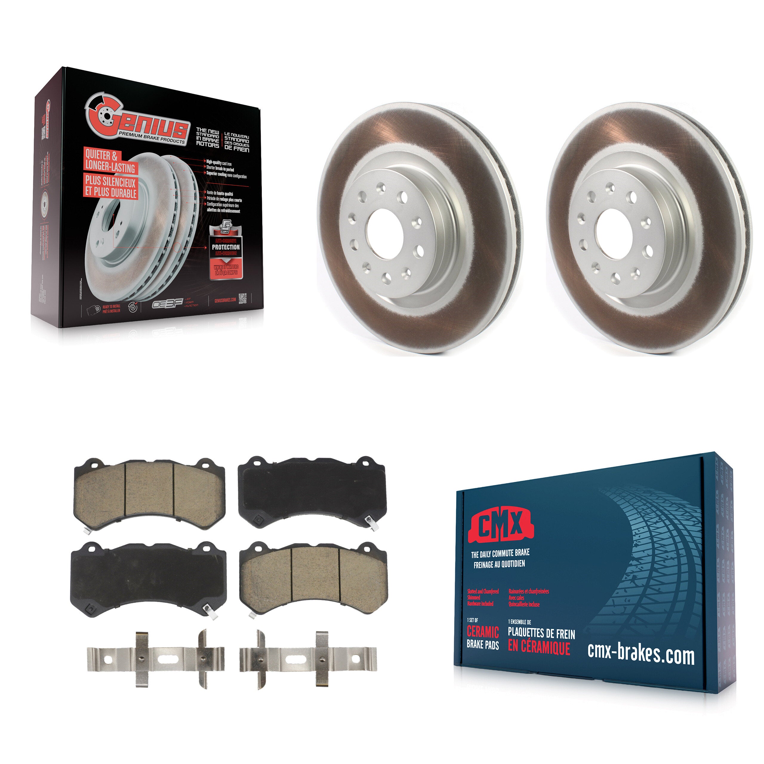 Transit Auto KGC-100052 Disc Brake Kit for 2016 Cadillac CTS - Front