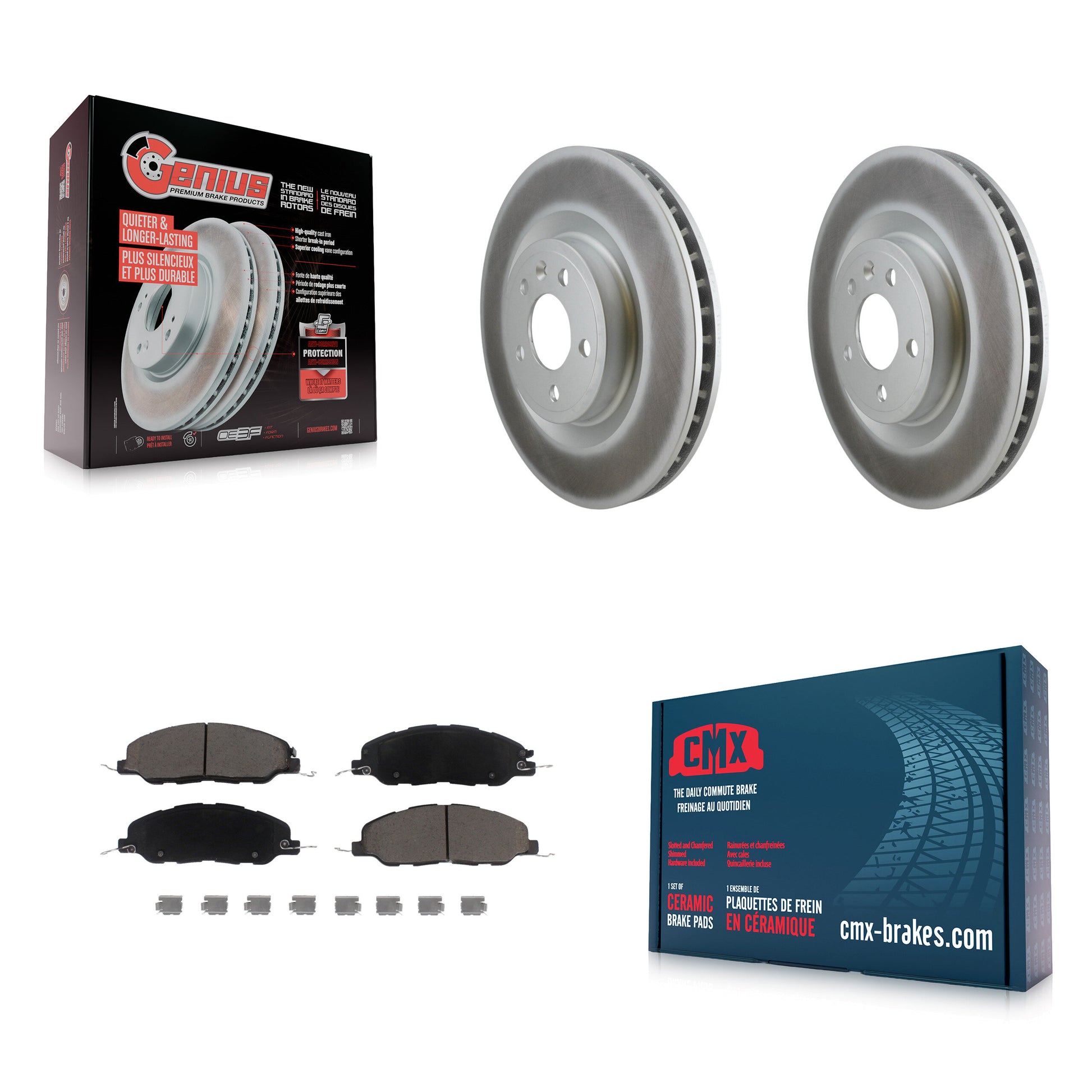 Transit Auto KGC-100054 Disc Brake Kit for 2011-2014 Ford Mustang - Front