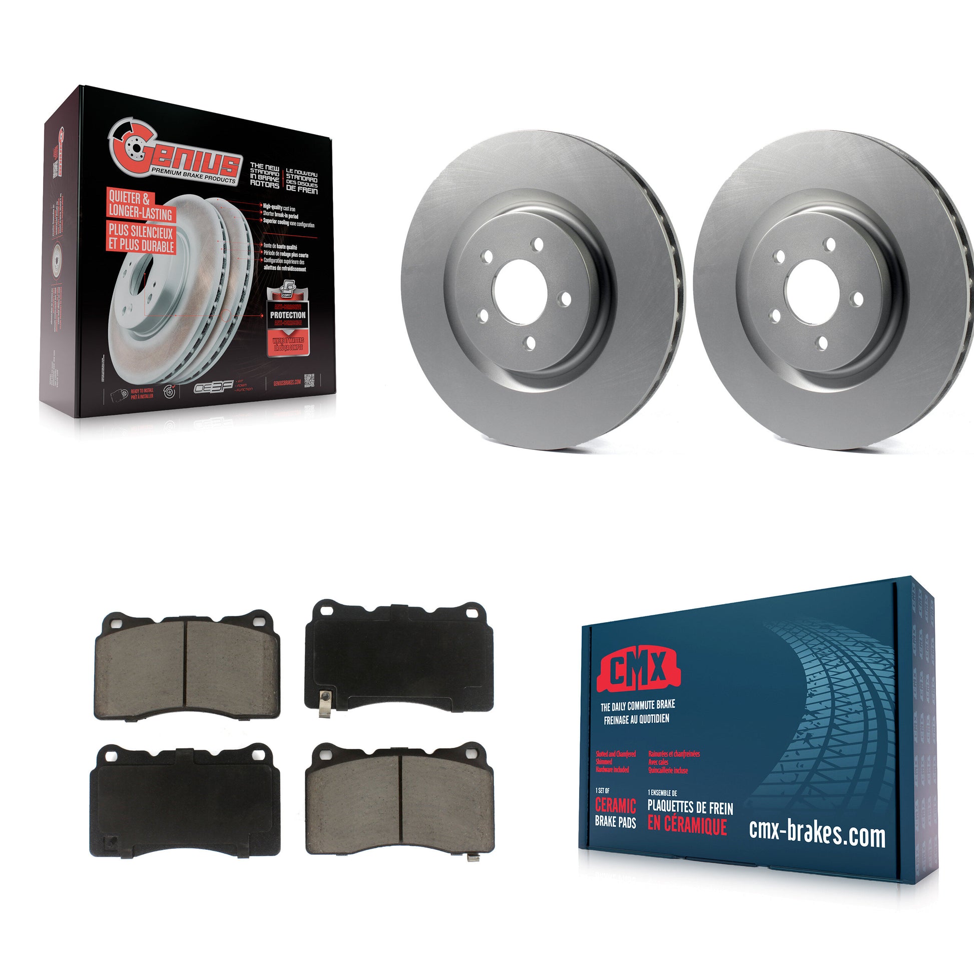 Transit Auto KGC-100055 Disc Brake Kit for 2007-2014 Ford Mustang - Front