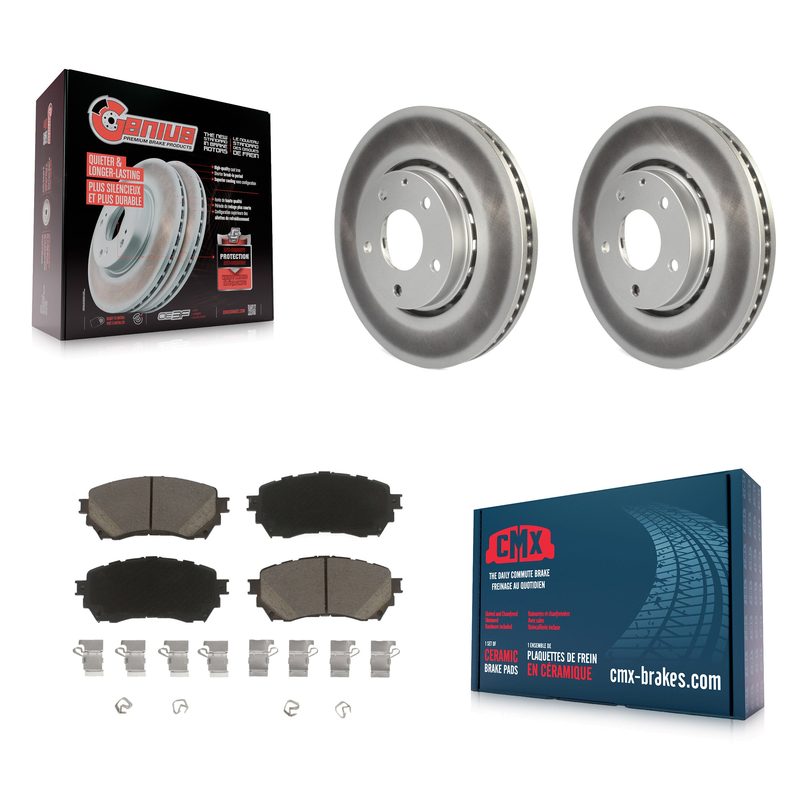 Transit Auto KGC-100060 Disc Brake Kit for 2019-2021 Mazda 6 - Front