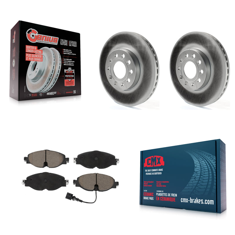 Transit Auto KGC-100064 Disc Brake Kit for 2015-2025 Volkswagen Jetta, Volkswagen Taos and More - Front